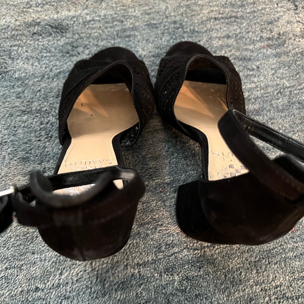 Vince Camuto Gidge Black Sandals Size 7.5M - Picture 10 of 12